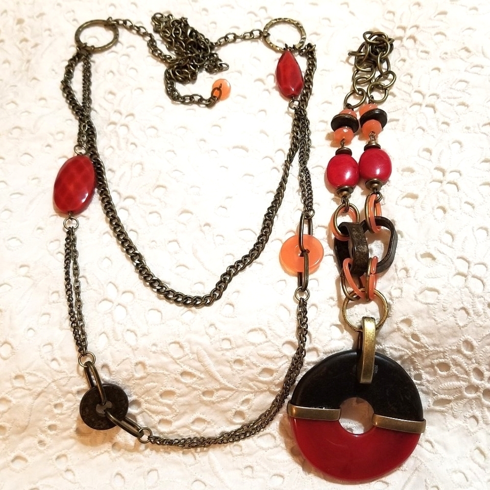 NOS Premier Designs Versatile Necklace and or Belt Up to 40"